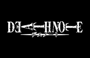 Death Note Official Logo Wallpaper - Black and White Anime Franchise Emblem HD wallpaper