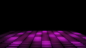 Neon Purple Grid Dance Floor on Black Background HD wallpaper