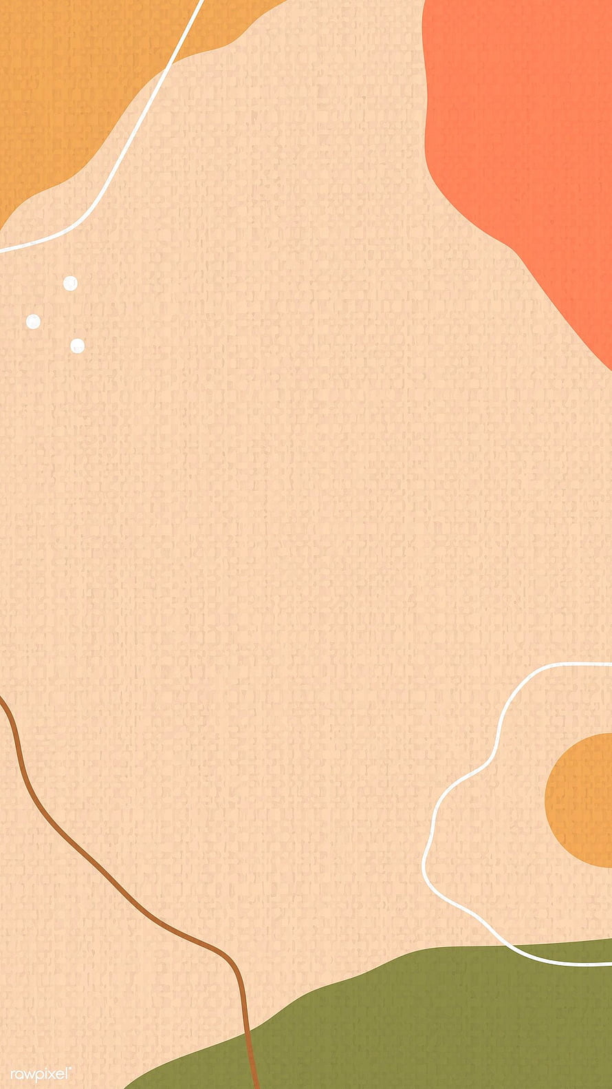 Abstract Minimalist Wallpaper With Warm Earth Tones And Organic Shapes HD phone wallpaper