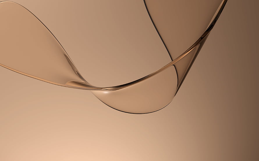 Elegant Abstract Flowing Ribbons in Warm Beige Tones HD wallpaper