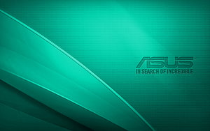 Asus In Search Of Incredible Green Abstract Wallpaper HD wallpaper