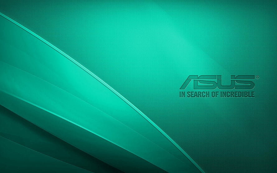 Asus In Search Of Incredible Green Abstract Wallpaper HD wallpaper