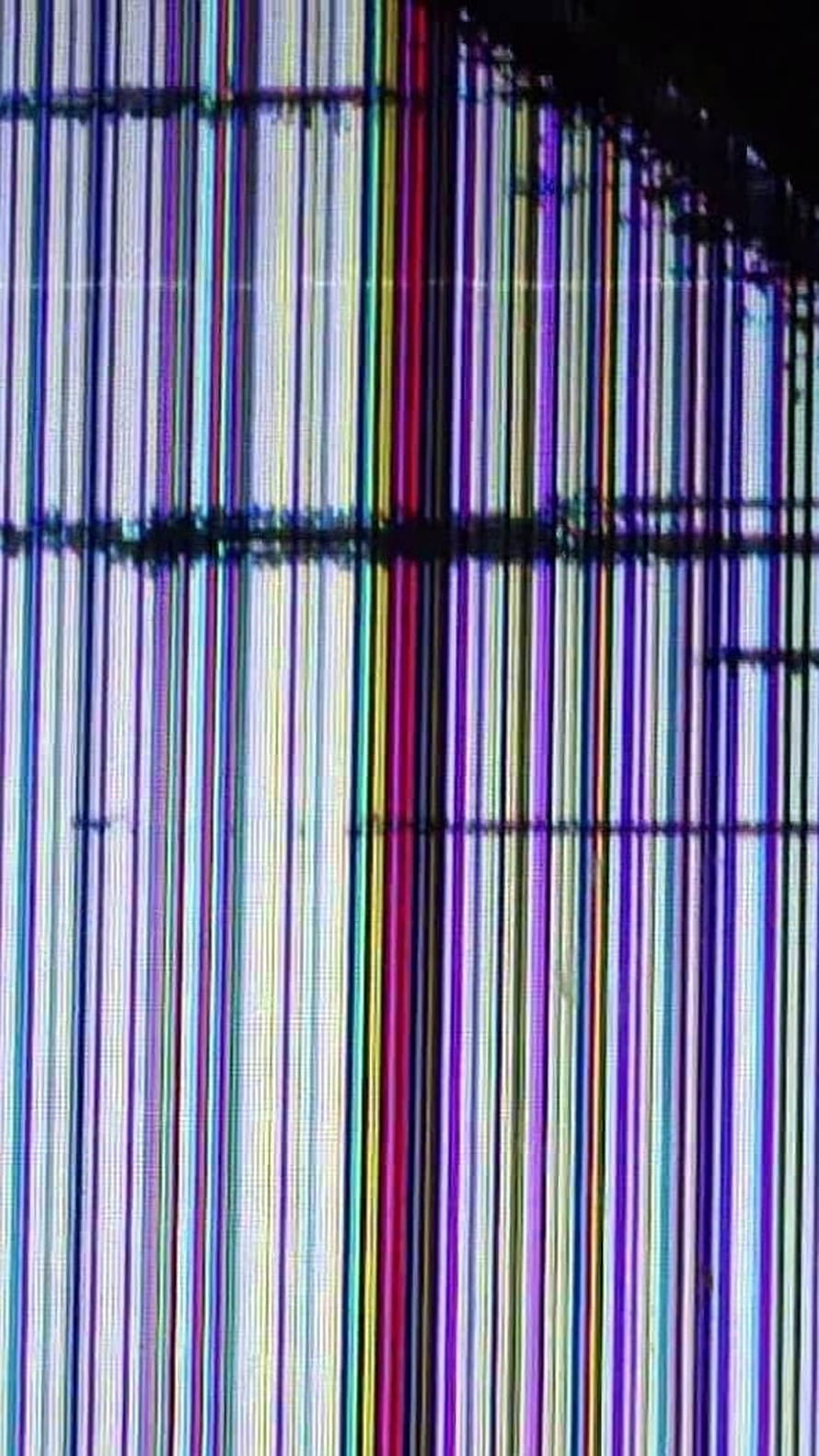 Abstract Vertical RGB Glitch Art with Digital Screen Distortion and Color Banding HD phone wallpaper