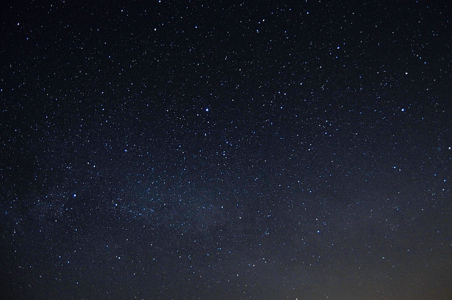 Starry Night Sky With Milky Way Galaxy And Deep Space Constellations HD wallpaper
