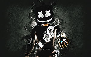 Marshmello DJ Artist Digital Art Wallpaper HD wallpaper