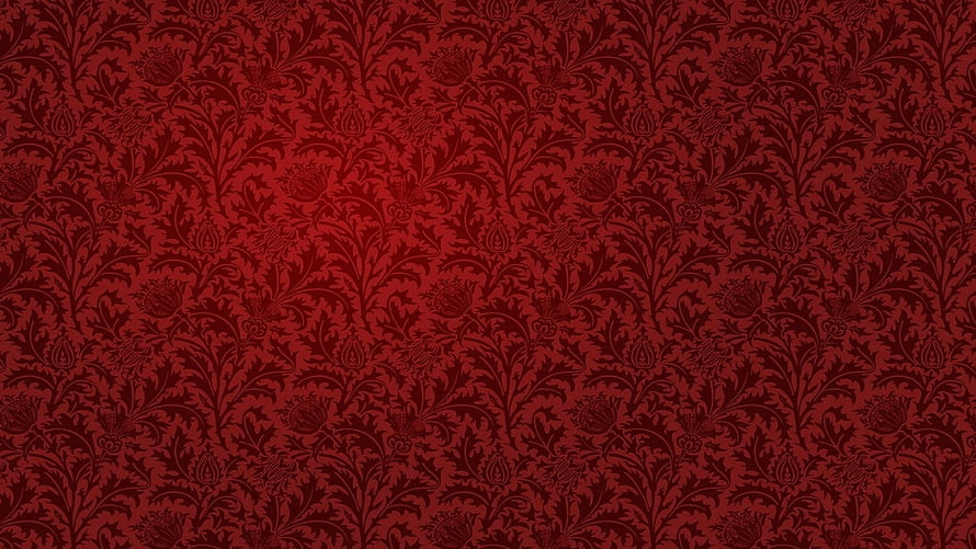 Dark Red Victorian Floral Wallpaper Pattern With Intricate Damask Design HD wallpaper
