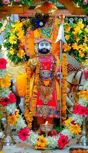Lord Krishna with Sudarshan Chakra and Peacock Feather Crown HD phone wallpaper