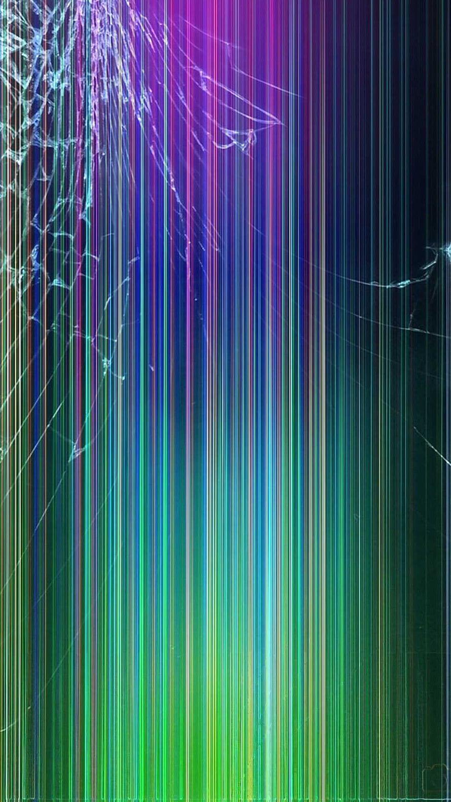 Abstract Glitch Art Wallpaper With Vertical Neon Lines And Digital Distortion HD phone wallpaper