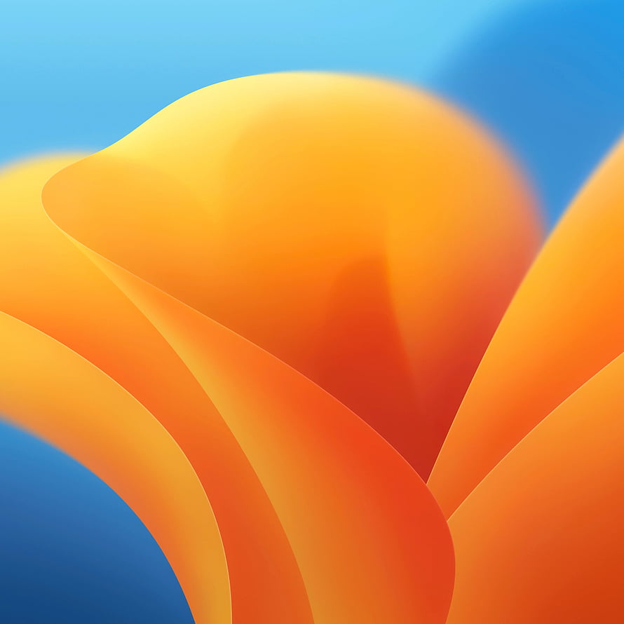 Vibrant Abstract Orange and Blue Gradient Wave Design for Desktop Background HD phone wallpaper