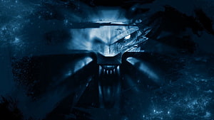 The Witcher 3 Wild Hunt Dark Monster Face Concept Art Wallpaper HD wallpaper
