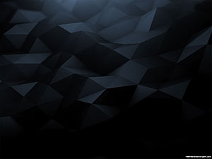 Dark Blue Low Poly Geometric Abstract Background HD wallpaper