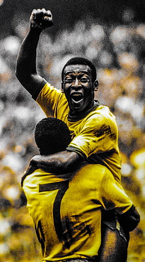 Clarence Seedorf Celebrating Goal in Ajax Yellow Jersey HD phone wallpaper