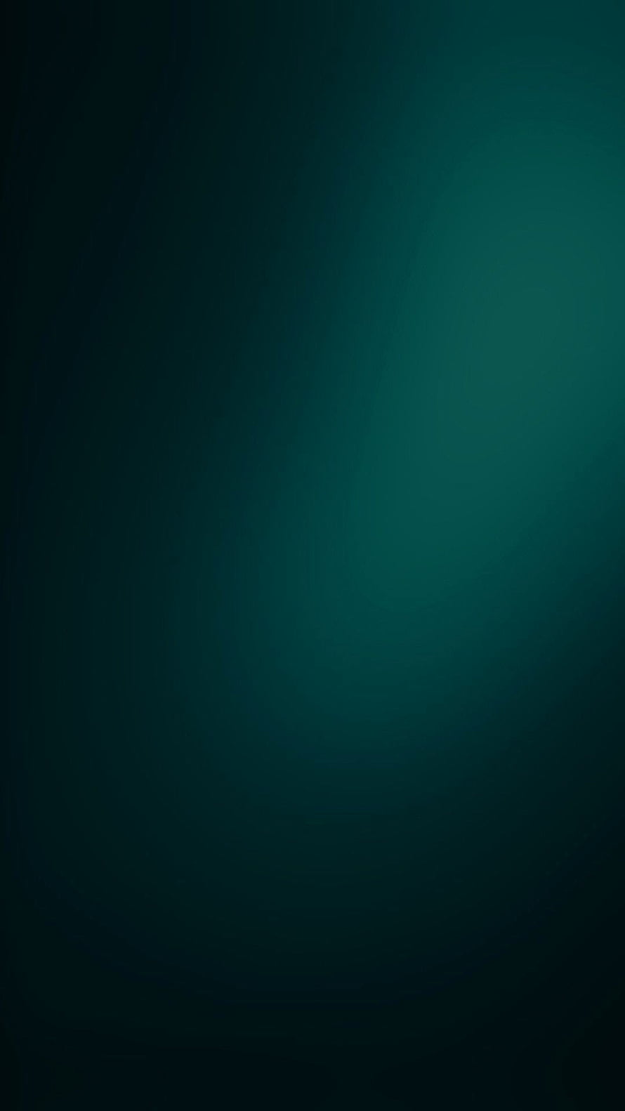 Dark Teal Gradient Background with Soft Blue Green Glow and Minimalist Aesthetic HD phone wallpaper