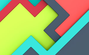 Vibrant Abstract Geometric Wallpaper With Layered Chevron Shapes In Neon Colors HD wallpaper