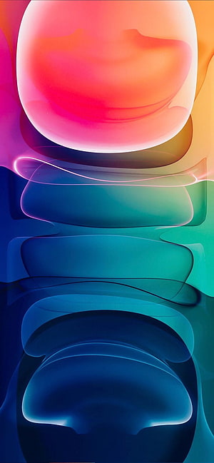 Abstract 3D Gradient Wallpaper With Smooth Liquid Shapes And Vibrant Colors HD phone wallpaper