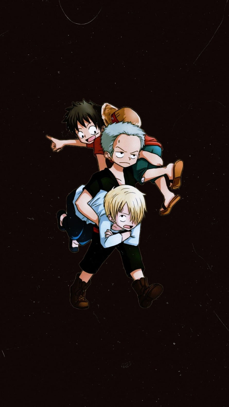 One Piece Straw Hat Pirates Luffy Zoro Nami Usopp Anime Group Art HD phone wallpaper