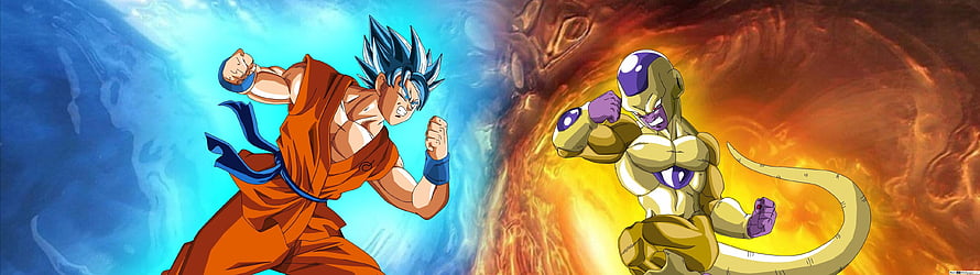Dragon Ball Super Goku vs Golden Frieza Epic Battle Anime Wallpaper HD wallpaper