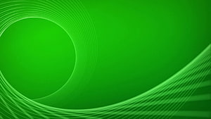 Abstract Green Background With Flowing Curved Lines And Circular Patterns HD wallpaper