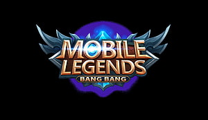Mobile Legends Bang Bang Official Game Logo with Metallic Wings and Purple Glow HD wallpaper