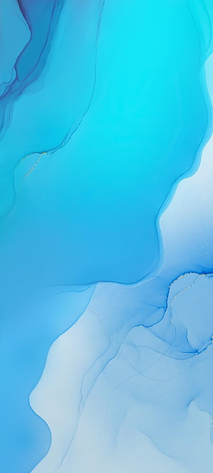 Abstract Blue Fluid Art with Soft Gradient Waves and Delicate Veins HD phone wallpaper