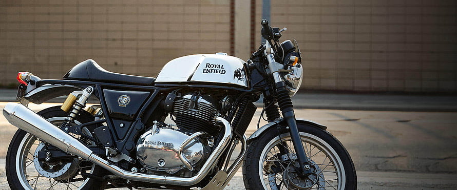 Royal Enfield Continental GT 650 Classic Motorcycle in Black and White HD wallpaper