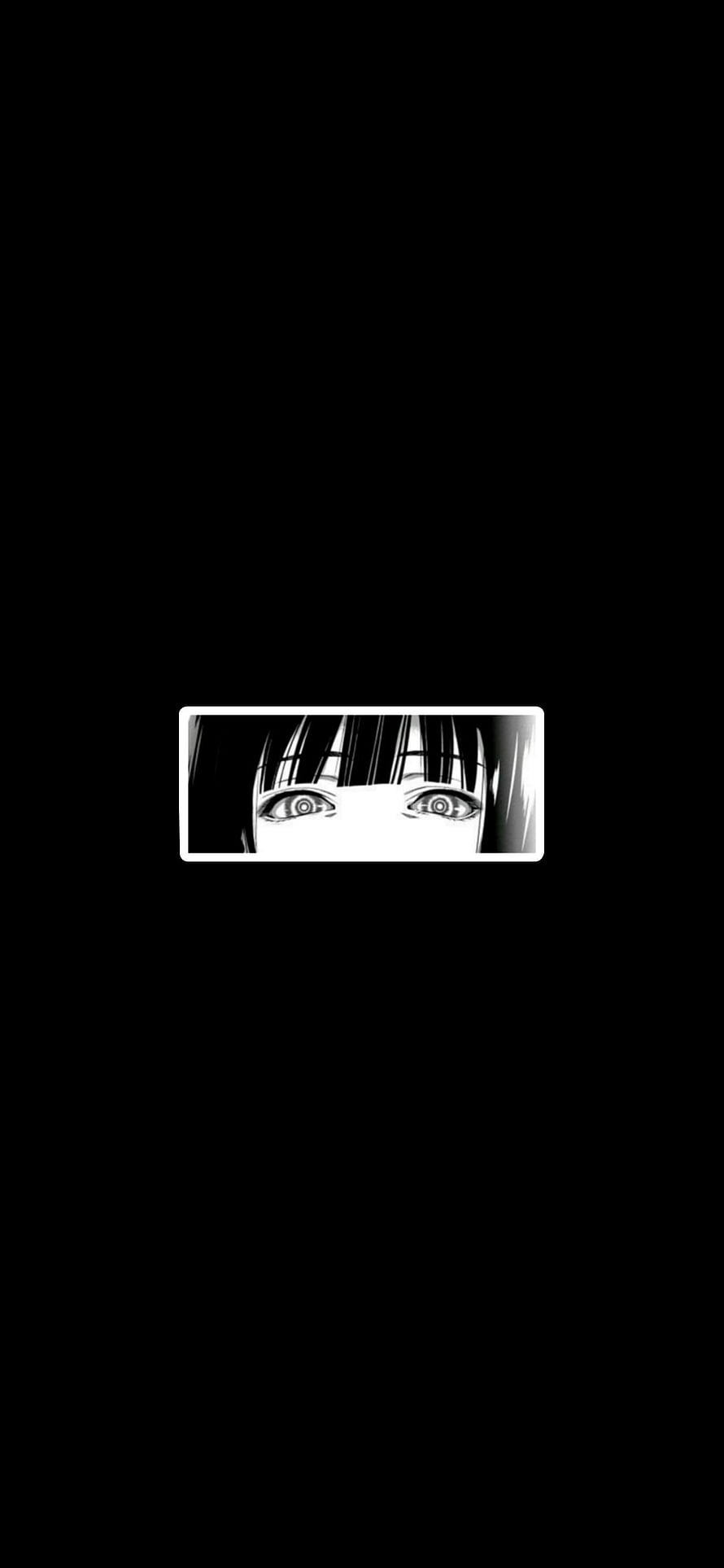Black and White Anime Eyes Wallpaper HD phone wallpaper