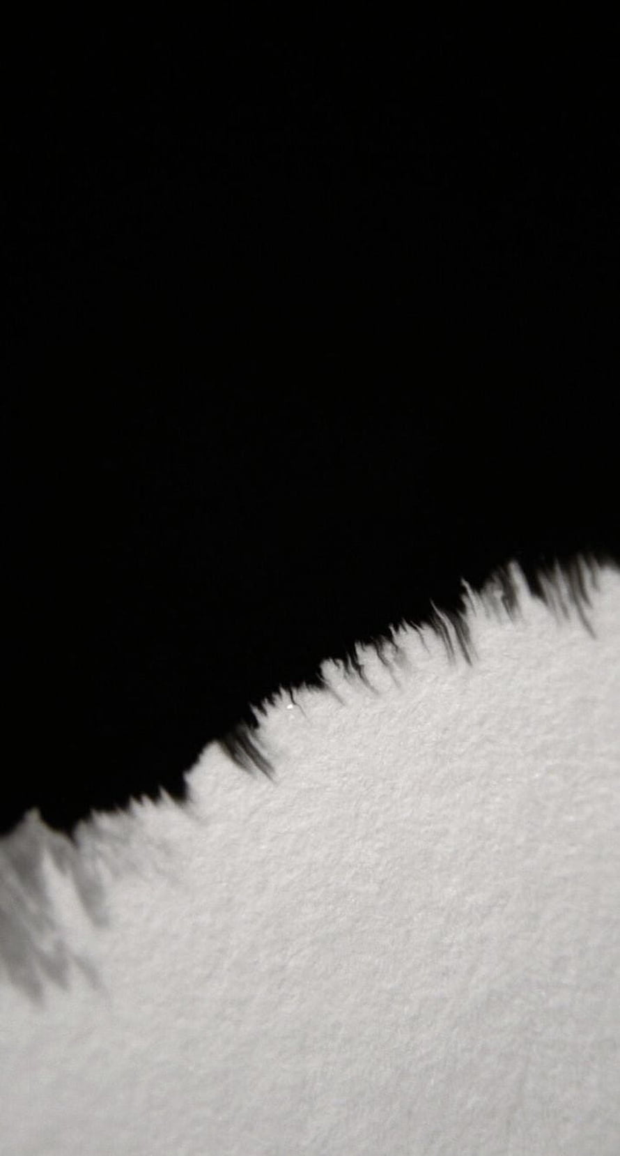 Minimalist Black and White Abstract Texture with Soft Fuzzy Edge HD phone wallpaper