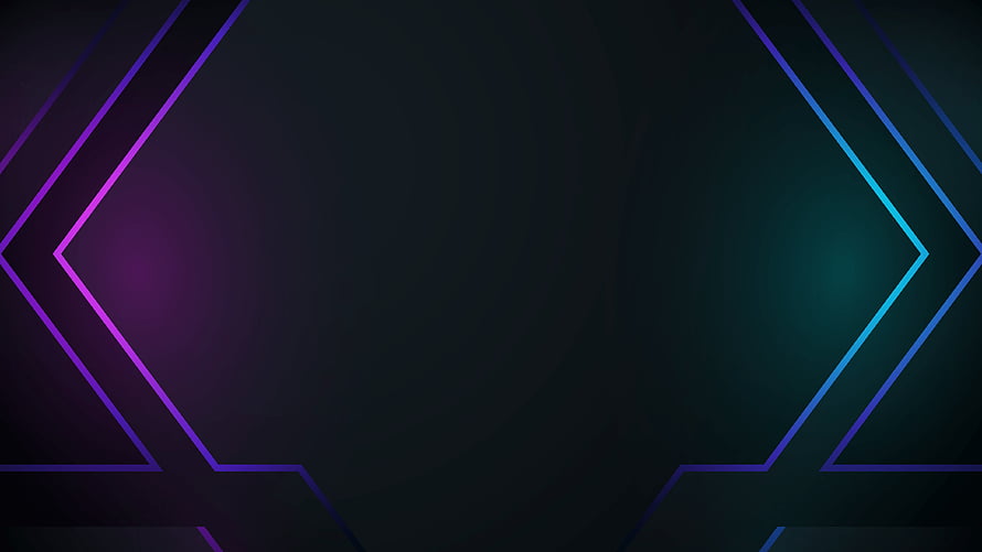 Dark Neon Geometric Gaming Background with Purple and Cyan Accents HD wallpaper