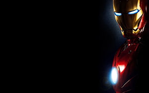 Iron Man Helmet and Arc Reactor Glowing in the Dark, Iron - Iron Man Portrait - & Background, Iron Man Ultra HD wallpaper