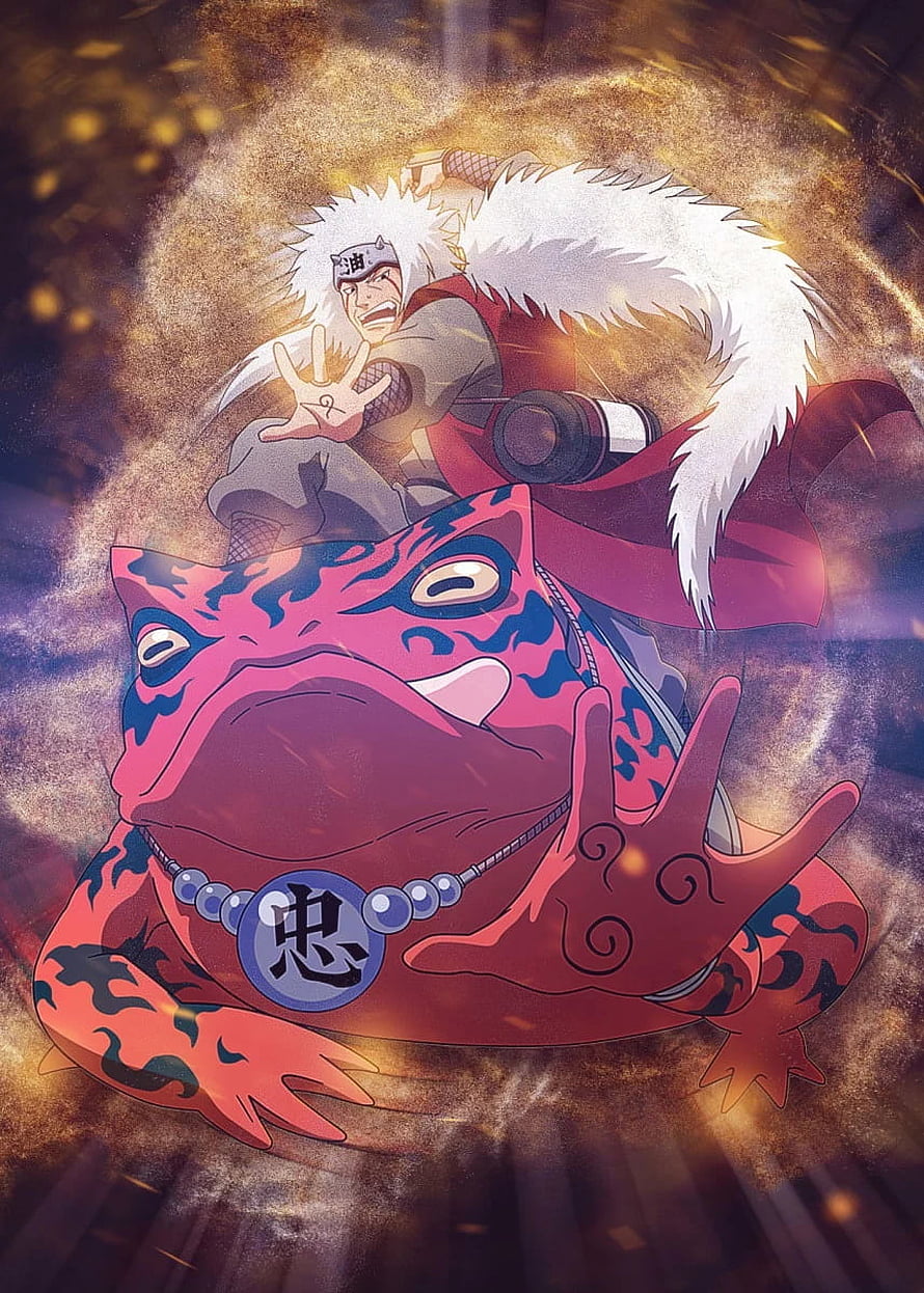 Tobirama Senju riding Gamabunta anime wallpaper HD phone wallpaper