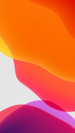 Vibrant Abstract Gradient Wallpaper With Smooth Orange, Pink, and Purple Waves HD phone wallpaper