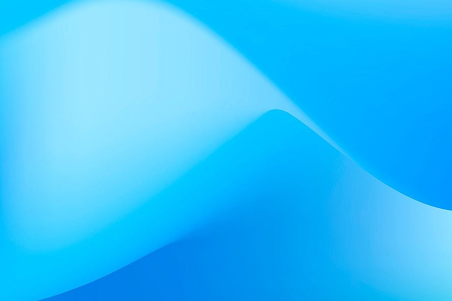 Soft Pastel Blue Gradient with Smooth Abstract Wave Shapes HD wallpaper