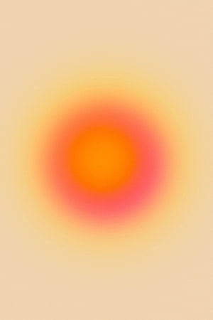 Soft Orange Aura Glow on Warm Beige Background Minimalist Abstract Art HD phone wallpaper
