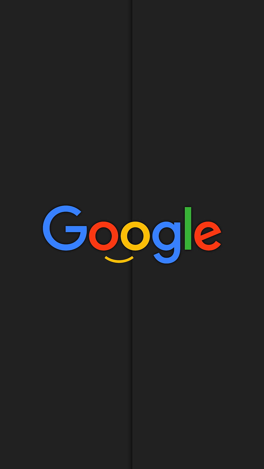 Google Logo on Dark Background Minimalist Branding Design HD phone wallpaper