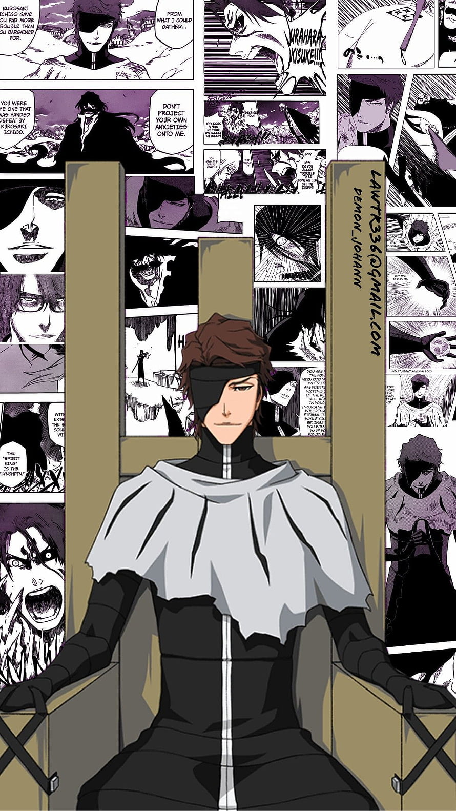 Kenpachi Zaraki Bleach Anime Character Sitting On Throne Manga Background, Lord Aizen sosuke bleach. Bleach anime, Bleach manga, Bleach anime ichigo, Sosuke Aizen HD phone wallpaper