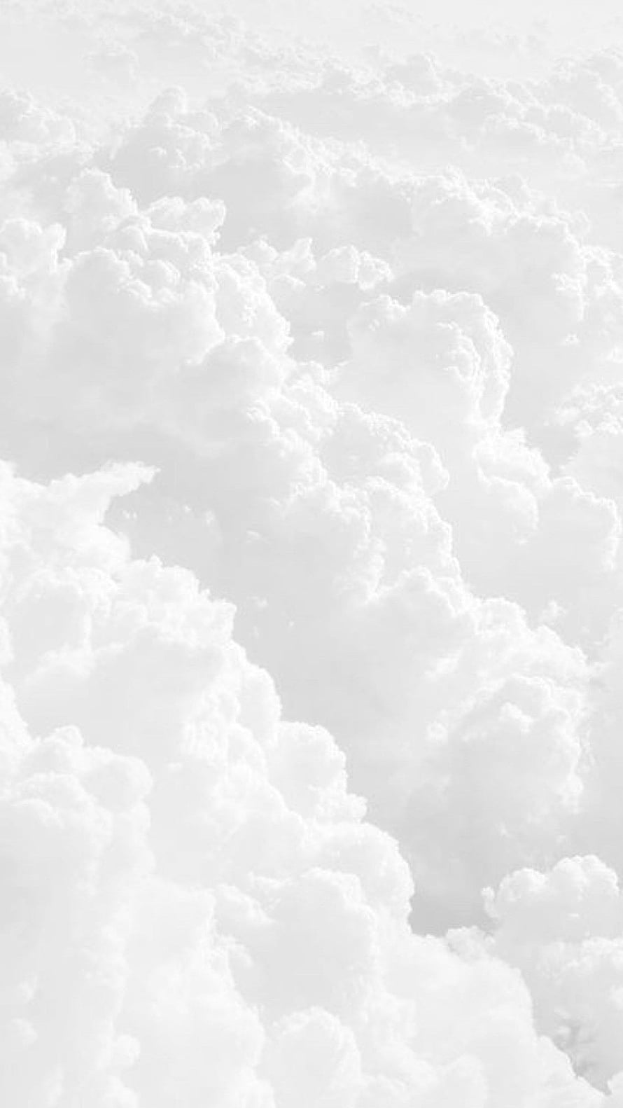 Soft White Cumulus Clouds Filling a Bright Overcast Sky HD phone wallpaper