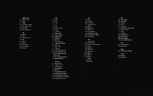 Sublime Text 2 Mac Keyboard Shortcuts Reference Guide on Black Background HD wallpaper