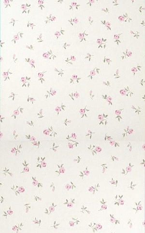 Delicate Pink Rose Floral Pattern on Cream Background HD phone wallpaper