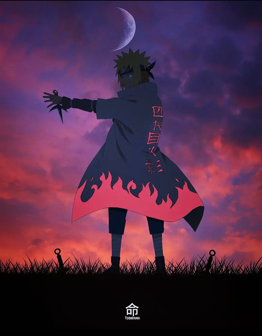 Naruto Minato Namikaze Fourth Hokage Anime Wallpaper HD phone wallpaper