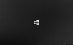 Minimalist Windows 10 Logo on Dark Background HD wallpaper