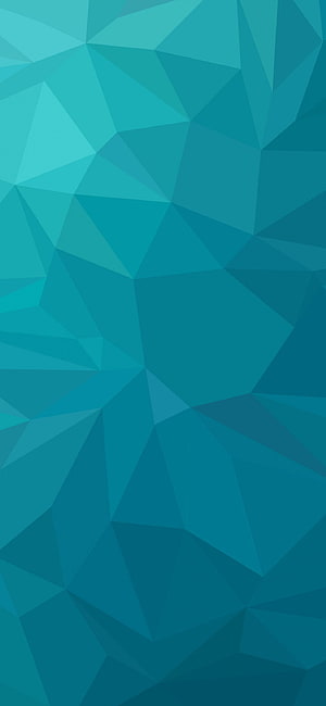 Teal Geometric Low Poly Faceted Abstract Pattern Background HD phone wallpaper