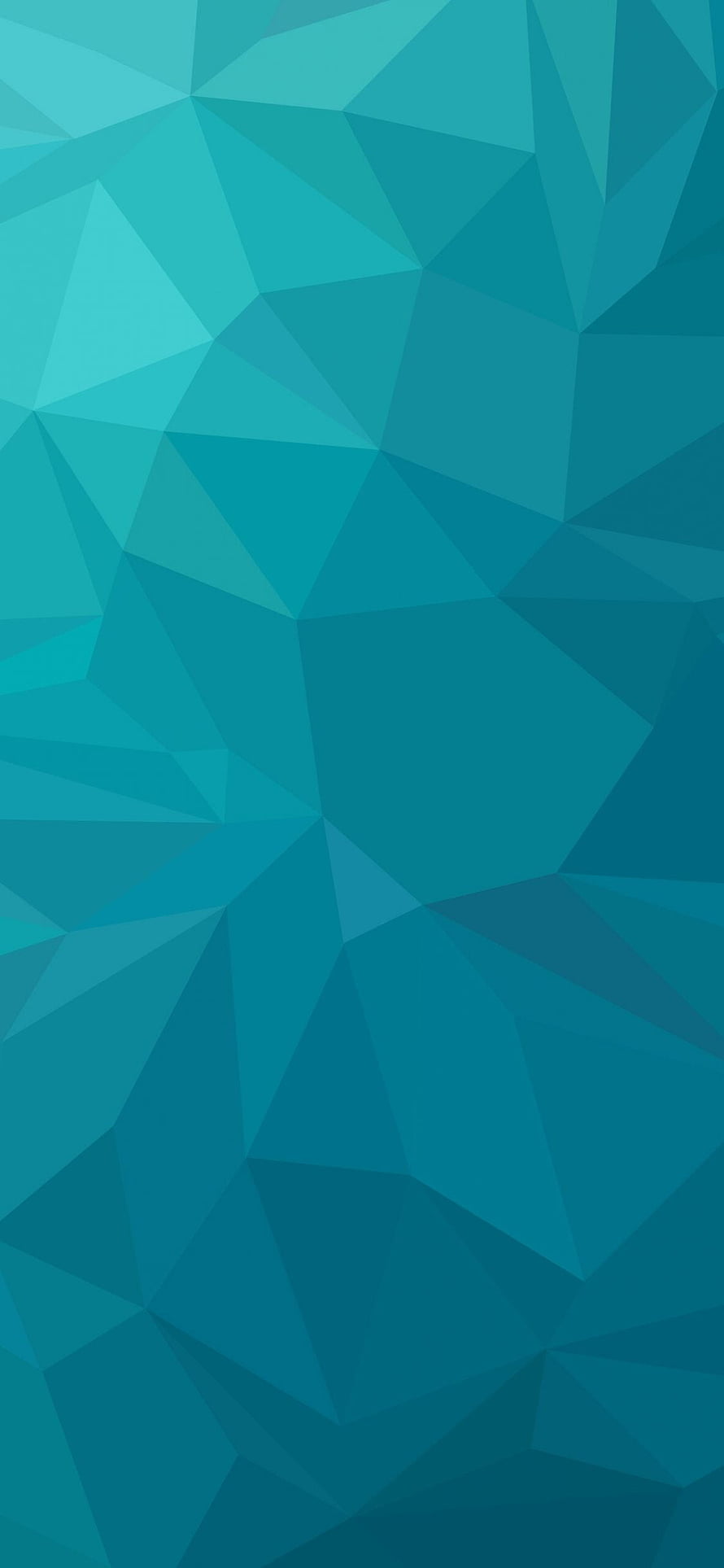 Teal Geometric Low Poly Faceted Abstract Pattern Background HD phone wallpaper