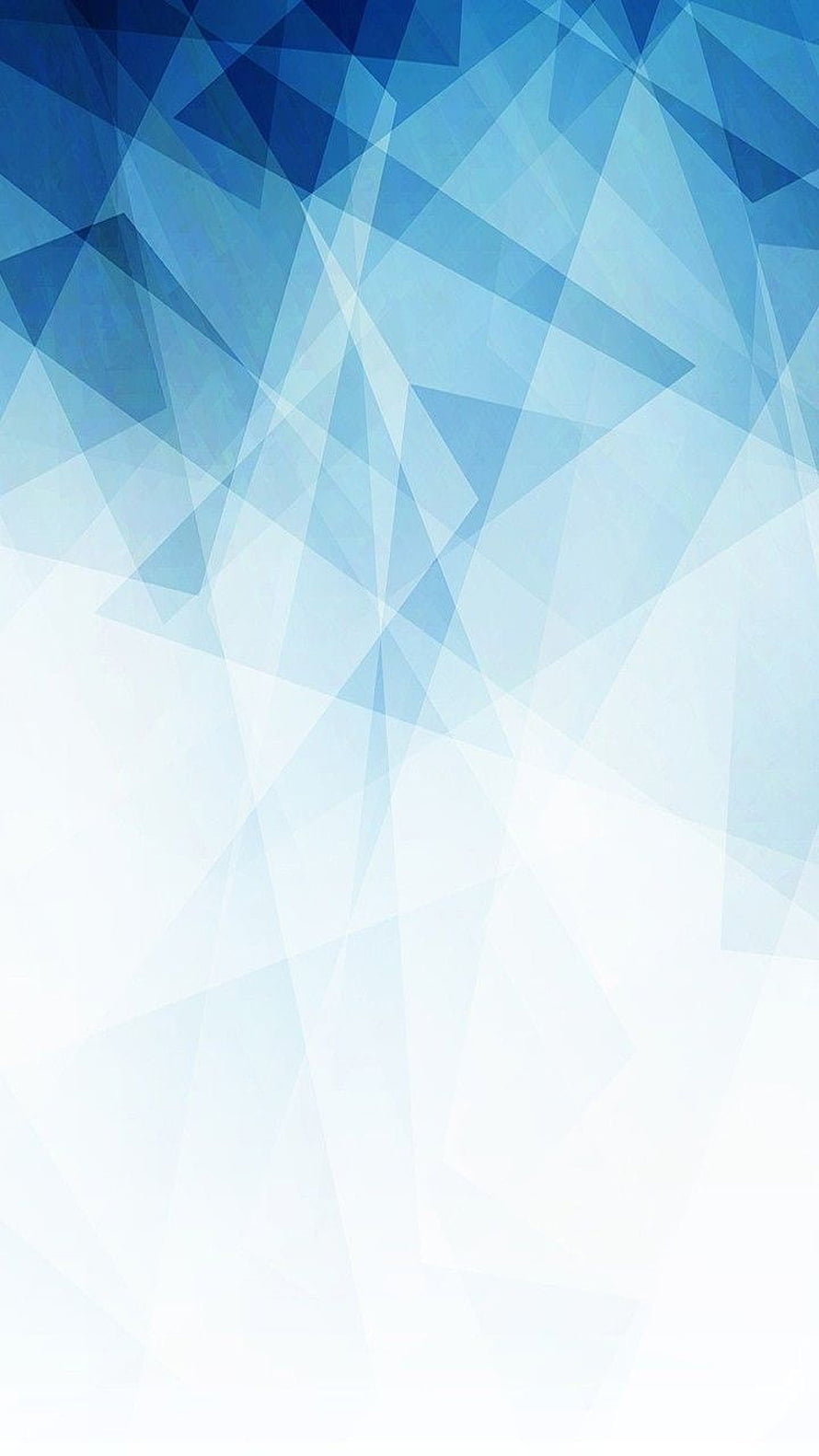 Modern Blue Geometric Low Poly Abstract Background with Triangular Facets HD phone wallpaper