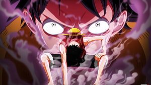 One Piece Luffy Gear Second Anime Character Artwork HD wallpaper
