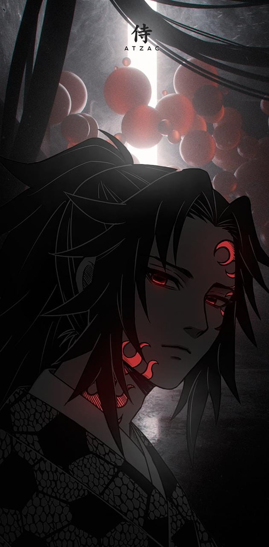 Akaza Upper Rank Three Demon Slayer Kimetsu no Yaiba Anime Wallpaper HD phone wallpaper