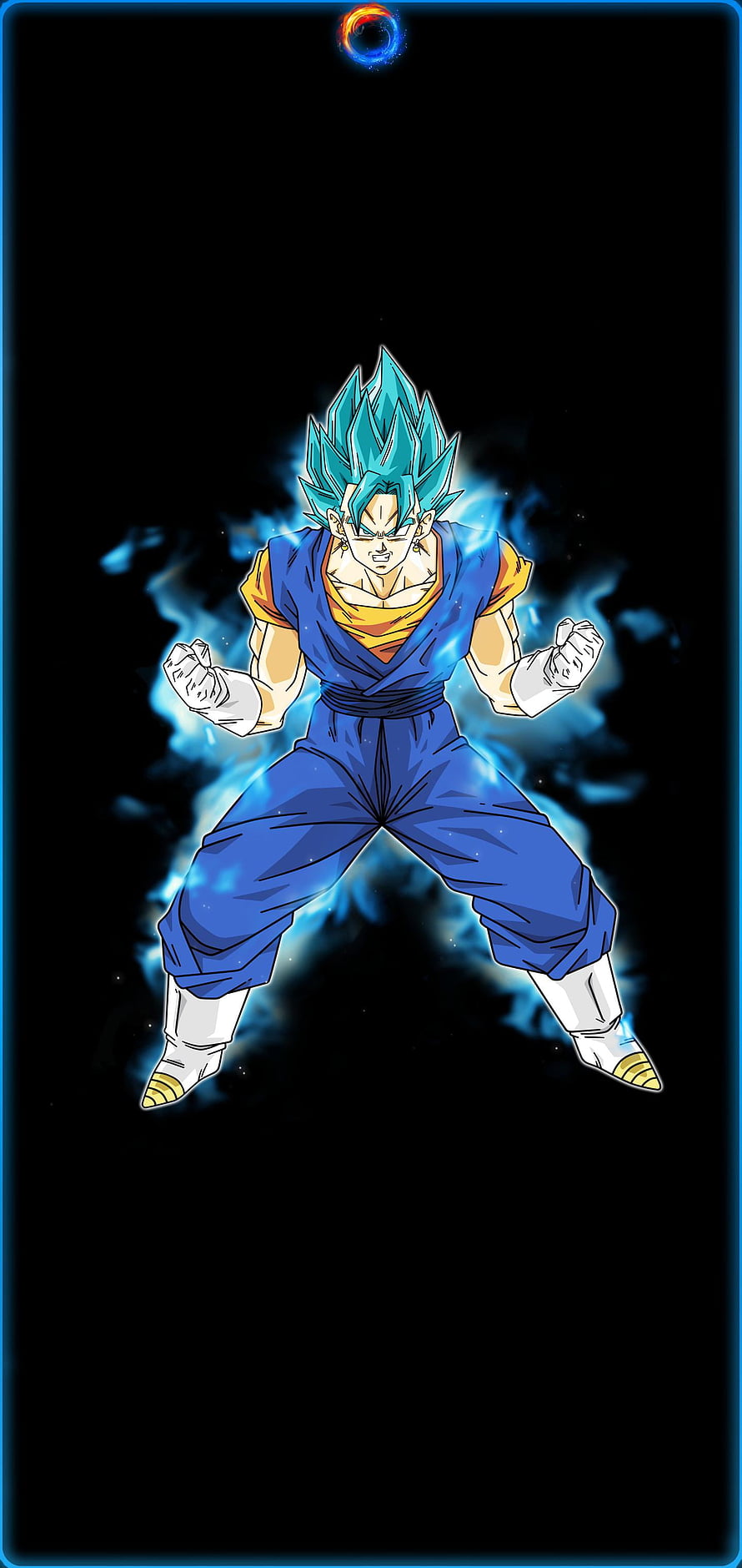 Vegeta Super Saiyan Blue Form Anime Character Wallpaper HD phone wallpaper