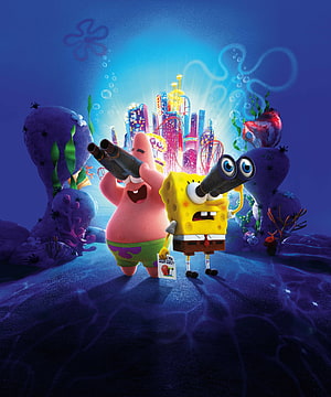 SpongeBob and Patrick Stargazing at the Underwater City in Sponge on the Run HD phone wallpaper