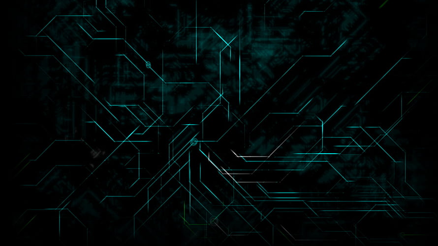 Abstract Blue Circuit Board Technology Background HD wallpaper