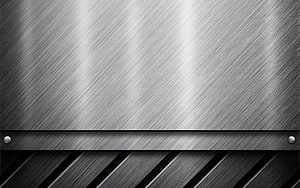 Brushed Silver Metal Texture with Diagonal Stripes and Rivets HD wallpaper