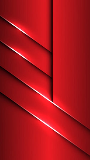 Abstract Red Geometric Design with Glowing Diagonal Lines and Layered 3D Depth HD phone wallpaper